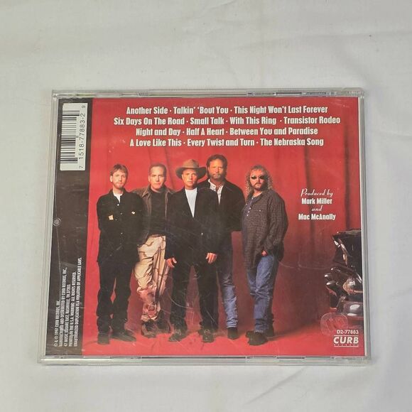 Sawyer Brown Six Days On The Road CD Album Pre-owned - Picture 3 of 3